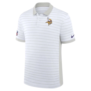 Minnesota Vikings Nike Sideline Victory Stripe Polo Small White