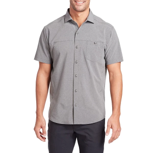 Men's Kuhl Optimizr Button Up Shirt Large Anchor Grey