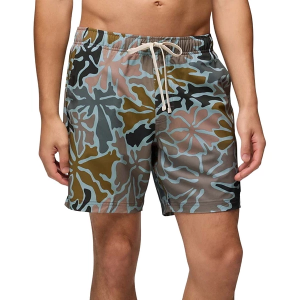 Men's prAna La Jolla Lined Swim Boardshorts Medium Saltwater Boogie Bloom