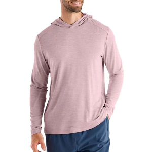 Men's Free Fly Bamboo Shade Long Sleeve T-Shirt 3XLarge Heather Adobe Red