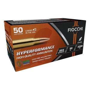 Fiocchi Ammunition Hyperformance Barnes Varmint Grenade Rifle Ammunition