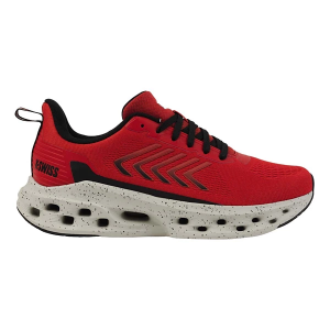 Men's K-Swiss Melrose Tubes Lite Shoes sneakers-athletic-shoes 7 Regular Mars Red/Black/Oyster Mushroom