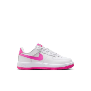 Girls' Nike Force 1 Low Sneakers sneakers-athletic-shoes Little 8T Regular White/Laser Fuchsia