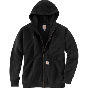 Men's Carhartt Rain Defender Thermal-Lined Full Zip Large Black
