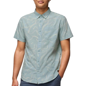Men's prAna Tinline Button Up Shirt Small Saltwater Seedling