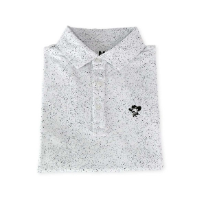 Men's OutWest Coffee Grinds Polo Large White