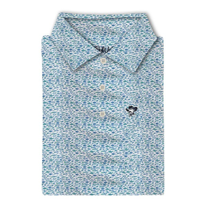 Men's OutWest Every Other Cast Polo XLarge Blue