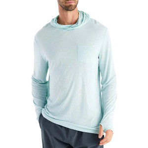 Men's Free Fly Bamboo Lightweight Long Sleeve T-Shirt 3XLarge Glacier