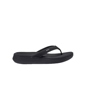 Women's Reef Cushion Cloud Flip Flop Sandals 5 Black