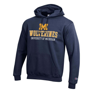 Michigan Wolverines Champion Hoodie 3XLarge Blue