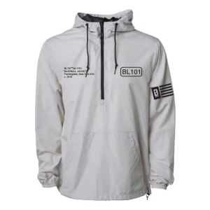 Men's Baseball Lifestyle Ghost Windbreaker Large Grey