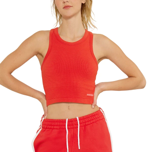 Women's Cream Yoga Mia Bralette One Size Red