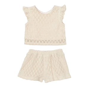 Girls' Mabel + Honey Barnyard Babe Set 6Y Natural