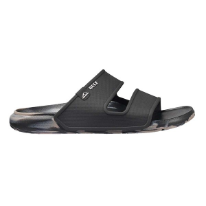 Men's Reef Oasis Double Up Slide Sandals 11 Black/Taupe Marble