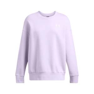 Women's Under Armour Icon Fleece Crewneck Sweatshirt XLarge Salt Purple