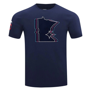 Minnesota Twins Echo Logo T-Shirt Small Black