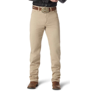 Men's Wrangler Cowboy Original Straight Jeans Tan 30 34