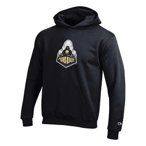 Purdue Boilermakers Champion Kids Hoodie Medium Black