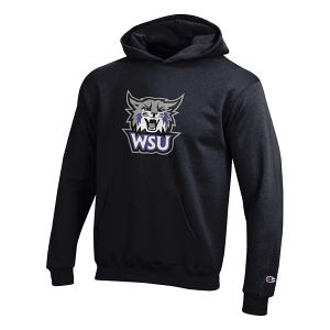 Weber State Wildcats Champion Kids Hoodie Medium Black