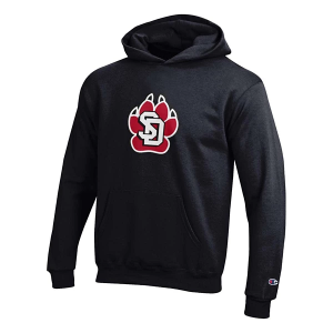 South Dakota Coyotes Champion Kids Hoodie Medium Black