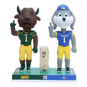 National Bobblehead Hall of Fame North Dakota State Bison vs South Dakota State Jackrabbits Rivalry Bobbleheads