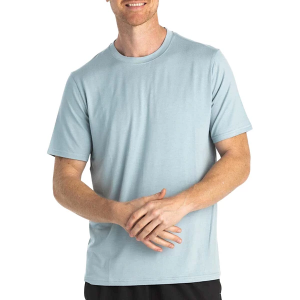 Men's Free Fly Bamboo Motion Long Sleeve T-Shirt 2XLarge Ocean Mist