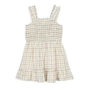 Girls' Mabel + Honey Maple Dress 4Y Cream/Black