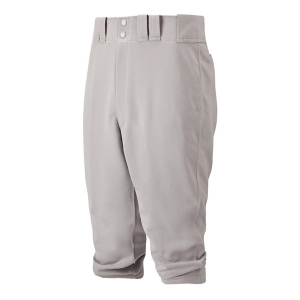 Boys' Mizuno Premier Short Baseball Pants Youth Large Grey