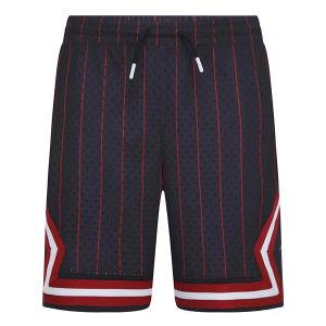 Kids' Jordan AOP Diamond Shorts Medium Black/Red