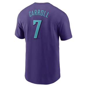 Arizona Diamondbacks Corbin Carroll #7 City Connect Name & Number T-Shirt Small Purple