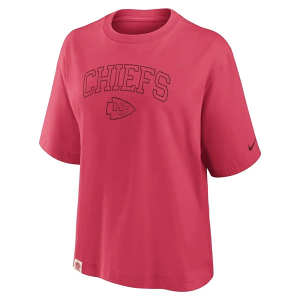 Women's Kansas City Chiefs Nike Glory Boxy T-Shirt Medium Red