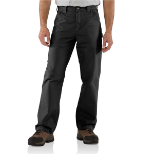 Men's Carhartt Loose Fit Canvas Utility Work Cargo Pants 32 Black
