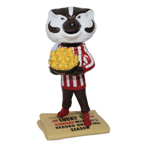 National Bobblehead Hall of Fame Wisconsin Badgers Record Breaking Season Bobblehead