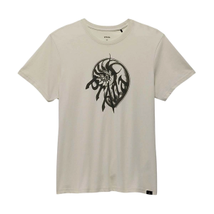 Men's prAna Heritage Graphic T-Shirt Small Jasmine Nautilus