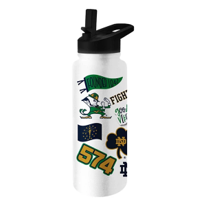 Logo Brands Notre Dame Fighting Irish 34oz. Native Quencher Bottle