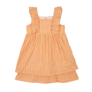 Girls' Mabel + Honey Clementine Dress 6 mo. Orange