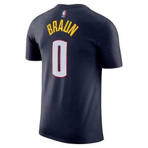 Denver Nuggets Christian Braun #0 Name & Number Nike T-Shirt 2XLarge Navy