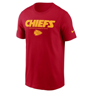 Kansas City Chiefs Nike 2025 Sideline Team Issued T-Shirt 2XLarge Red