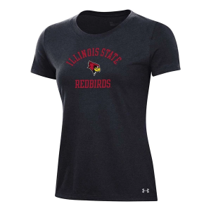 Under Armour Women's Illinois State Redbirds Arched Logo Performance Cotton T-Shirt