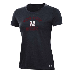 Under Armour Women's Morningside Mustangs Arched Logo Performance Cotton T-Shirt