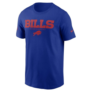 Buffalo Bills Nike 2025 Sideline Team Issued T-Shirt Large Royal