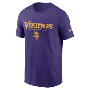 Minnesota Vikings Nike 2025 Sideline Team Issued T-Shirt 4XLarge Purple