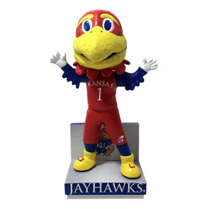 National Bobblehead Hall of Fame Kansas Jayhawks Big Jay Basketball Bobblehead