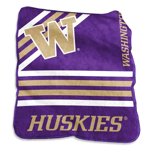 Logo Brands Washington Huskies 50x60 Raschel Throw