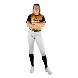 Women's RIP-IT Revolution Cut Softball Pants Small White