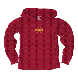 Iowa State Cyclones Wes and Willy Toddler Hoodie 3T Red