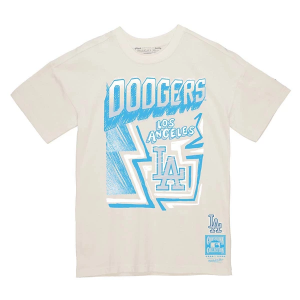 Los Angeles Dodgers Sidewalk Sketch T-Shirt XLarge Cream