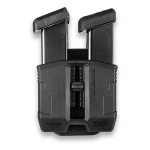 FAB Defense PS-9 Double Magazine Pouch For 9mm Steel Magazines (Paddle+ Belt)