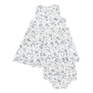 Girls' Angel Dear Baby's Breath Floral Babydoll Dress 12/18 mo. Multi