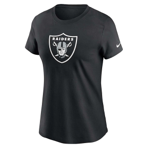 Women's Las Vegas Raiders Nike Essential Logo T-Shirt Small Black